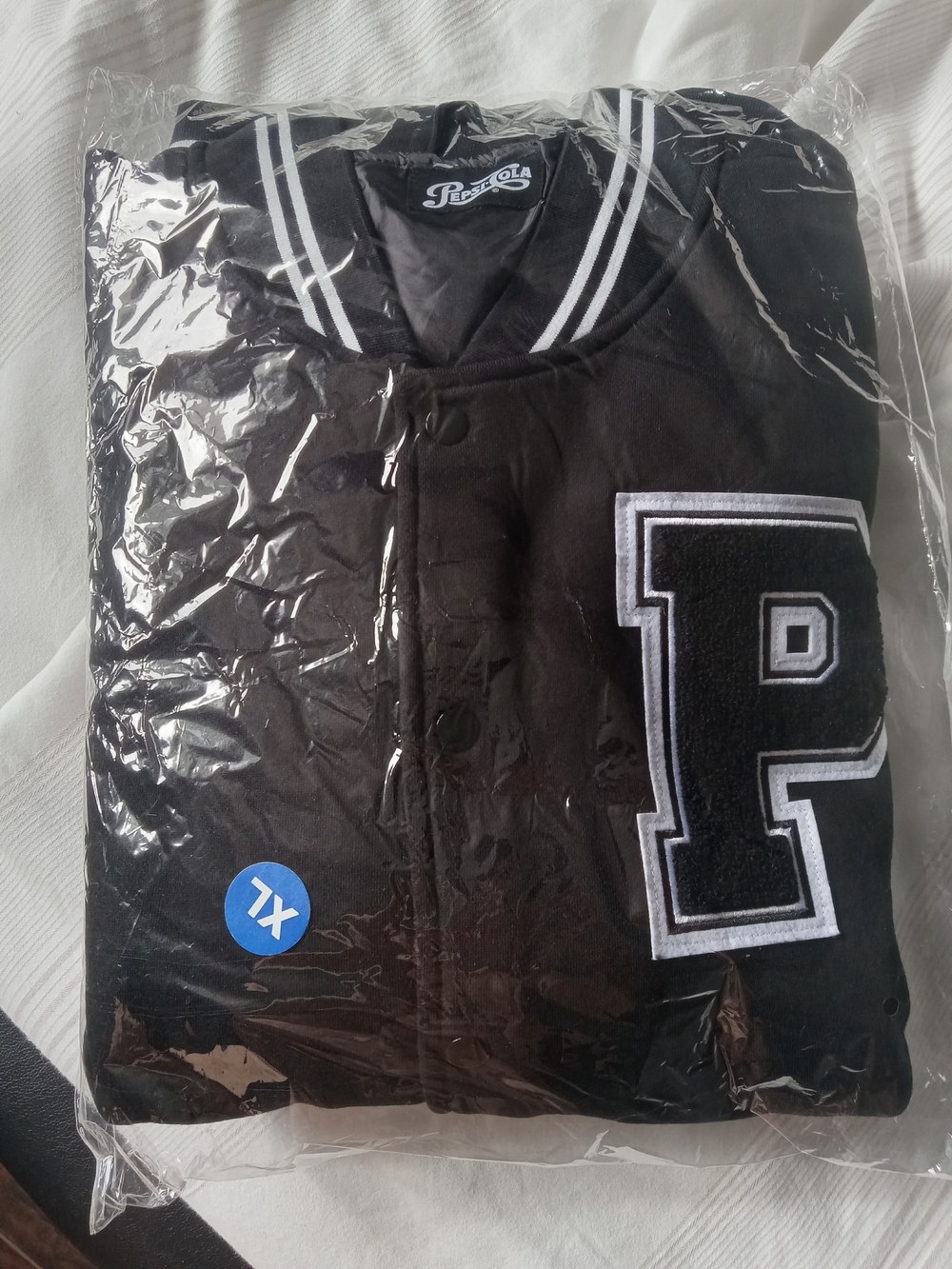 Black Varsity Letter P Jacket -